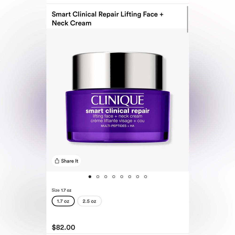 Clinique Smart Clinical Repair Lifting Cream